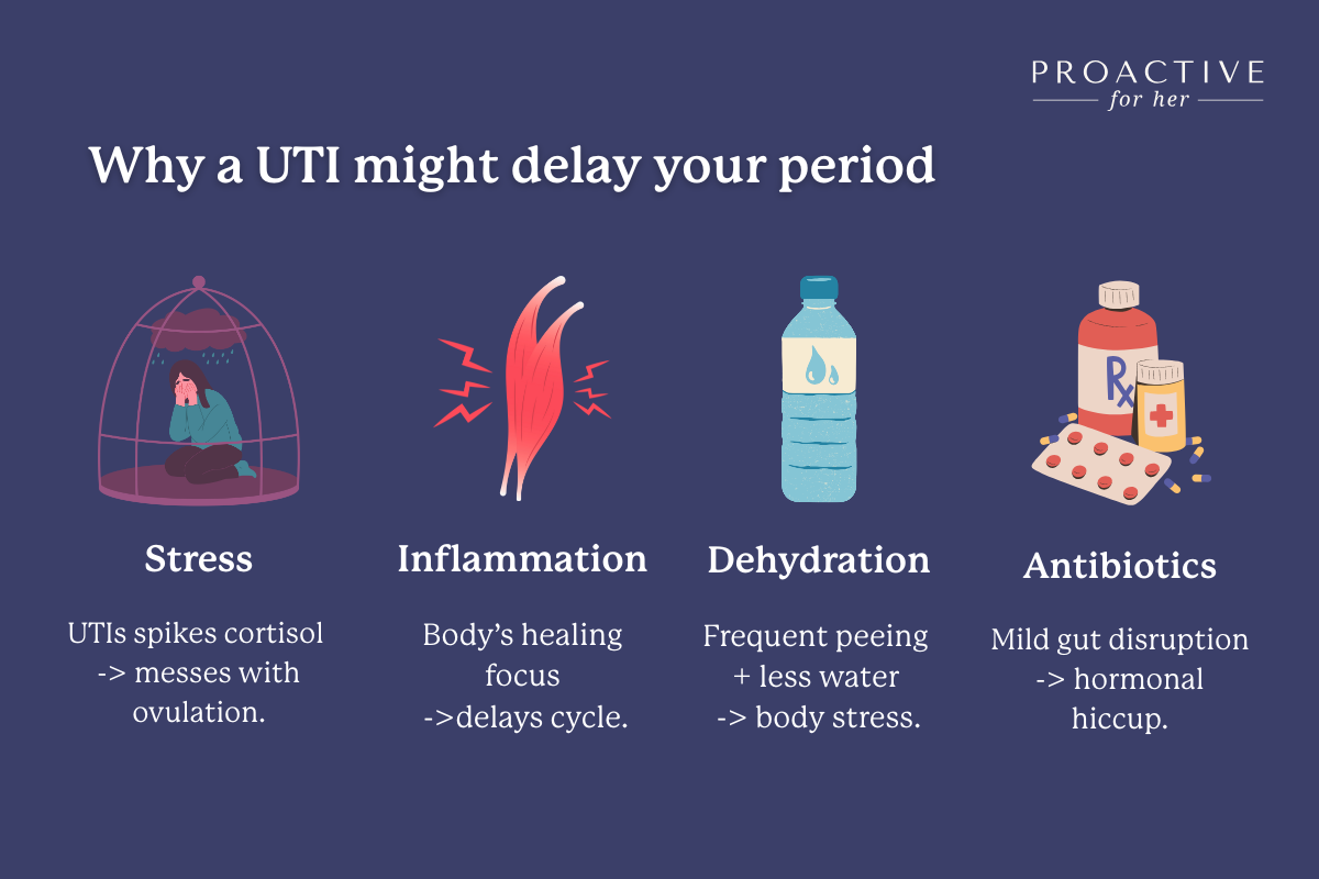 Can UTI Delay Your Period? 5 Facts You Need to Know About UTIs and Menstrual  Cycles | Menstrual Health | Blogs